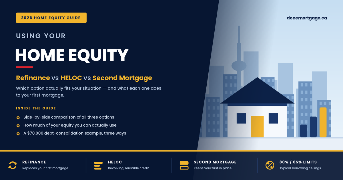 Refinance vs HELOC vs Second Mortgage: Which Home Equity Option Actually Fits Your Situation?